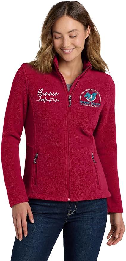 INK STITCH Women L217 Custom Stitching Embroidery Fleece Jackets - Multicolors