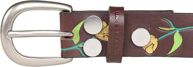 Lucky Brand Women's Fashion Leather Belt | Stylish | Trend | Classic | Modern | Jean | Pant | Skirt | Dress