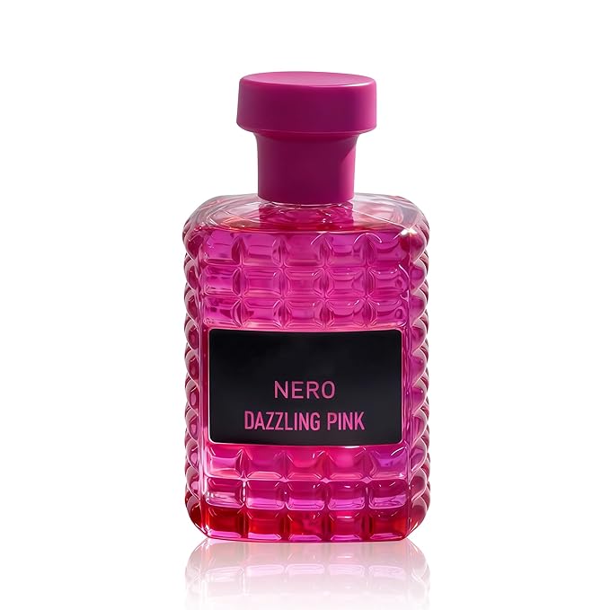 VALENTINE-DAZZLING PINK EDP Perfume for Women, Grapefruit & Jasmine Scent, Long Lasting Floral Fragrance, Cologne for Daily Use, 3.4 Fl Oz