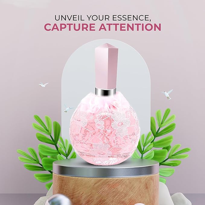 Beauty rose Women Perfume Natural Spray Eau De Parfum – Elegant And Timeless Rose Fragrance For Classic Sophistication 3.4 Fl Oz