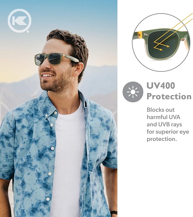 Knockaround Fort Knocks Polarized Sunglasses for Men & Women - UV400 Protection