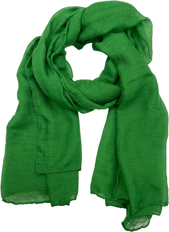 woogwin Women's Cotton Scarves Lady Light Soft Fashion Solid Scarf Wrap Shawl