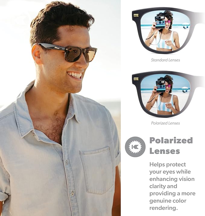 Knockaround Fort Knocks Polarized Sunglasses for Men & Women - UV400 Protection