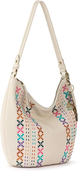 The Sak Sequoia Hobo Bag - Premium Large Leather Women's Handbag for Everyday & Travel - Durable Purse With Zipper Pocket