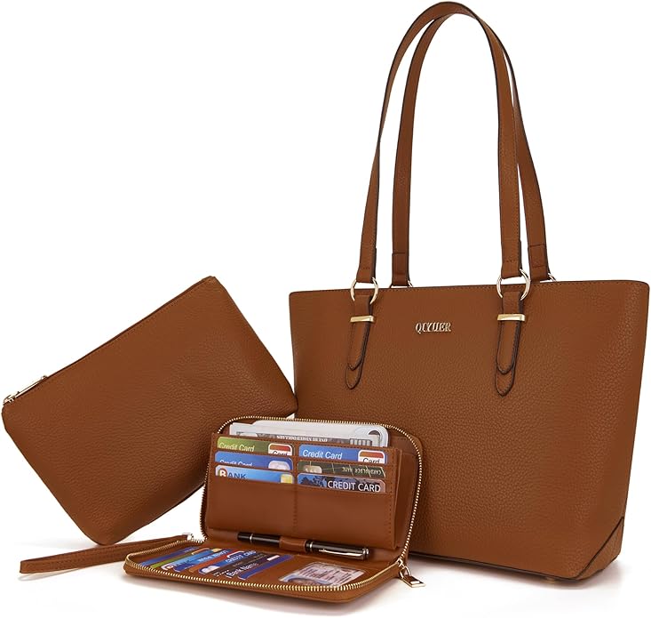 Purses And Wallets Set For Women Work Tote Satchel Handbags Shoulder Bag Top Handle Totes Purse With Matching Wallet