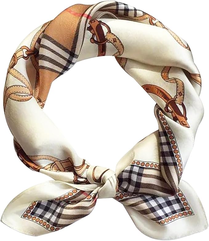 Satin Bandanas Head Scarf For Women Hair Scarves Accessories Lightweight Fashion Wrap Neck Silk Sleeping Headscarf