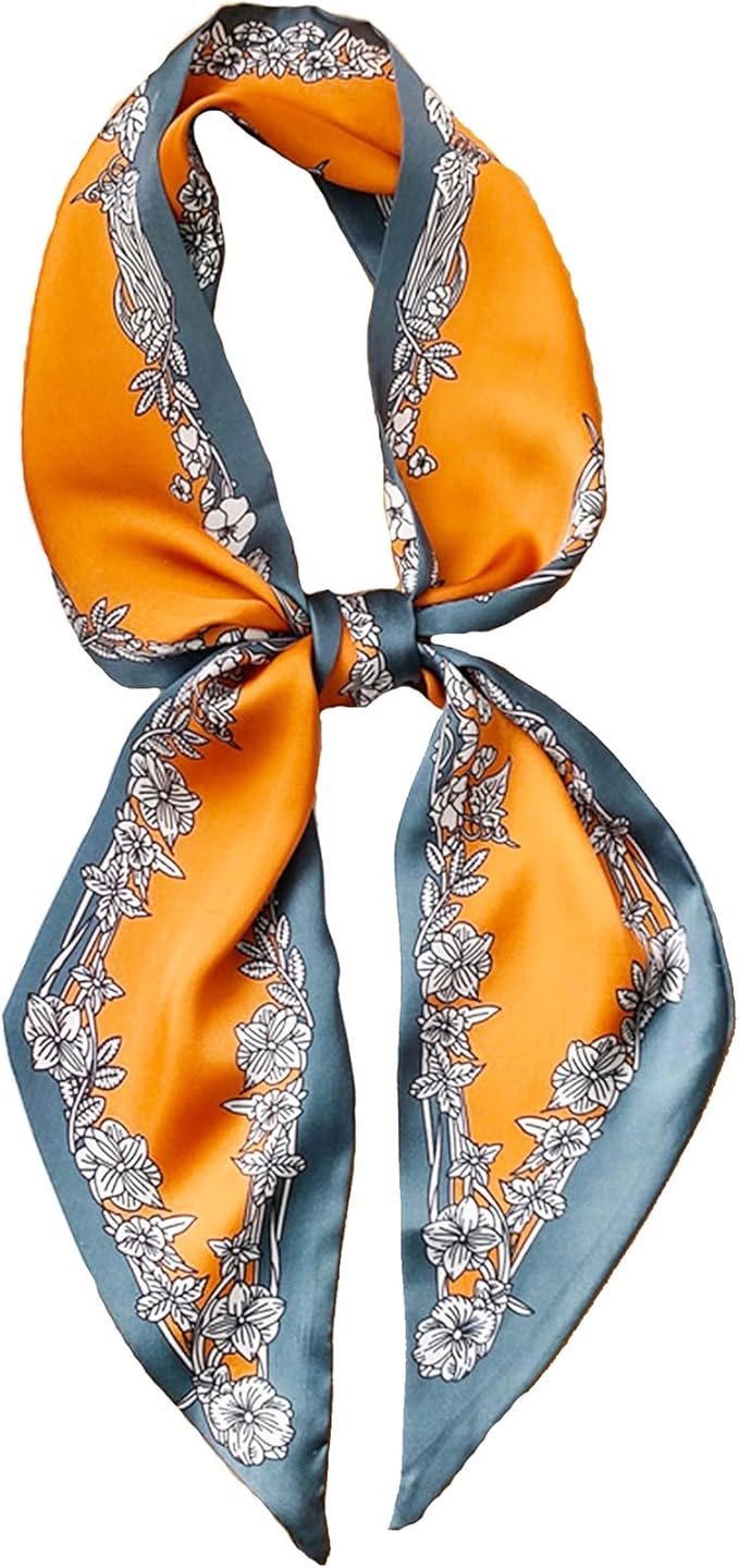Purse Scarf For Handbags Head Scarves For Women's Hair Bags Scarfs Long Skinny Scarves Fashion Silky