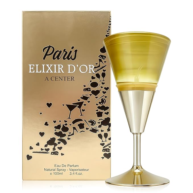 Prais ELIXIR D'OR, Perfume for Women, Long Lasting EDP, Feminine Scent, Delicate Fragrances for Women, Day to Night Wear, 3.4 Fl Oz
