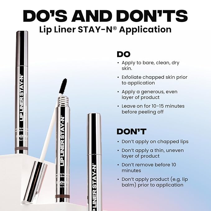 Sacheu Lip Liner STAY-N Peel Off Lip Stain — Long Lasting Waterproof Lip Tint with Hyaluronic Acid & Vitamin E — Transfer Proof Matte Finish, Vegan & Cruelty-Free (getREDy)