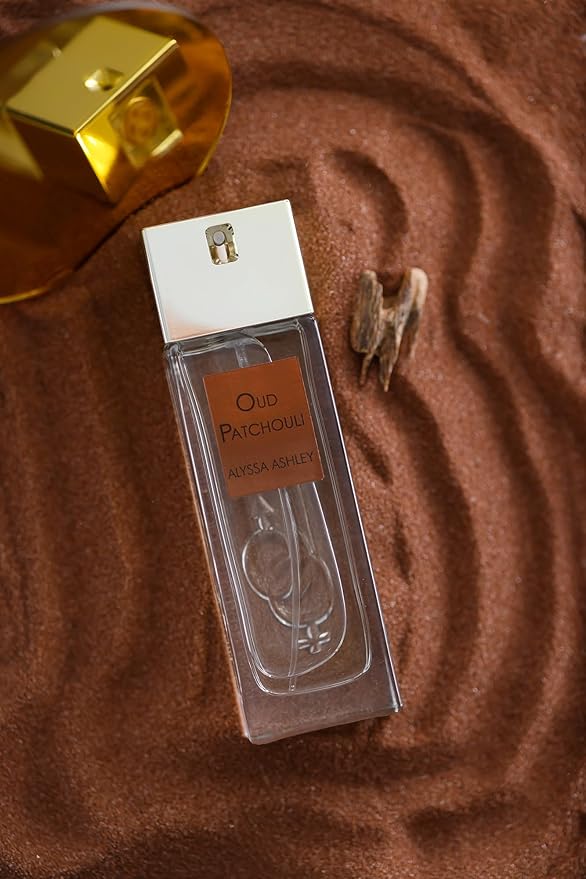 Alyssa Ashley Oud Patchouli - Perfume for Women with Rose, Saffron and Vetiver - Women's Perfume - Elegant Perfumes for Women - 1.7 oz EDP Spray