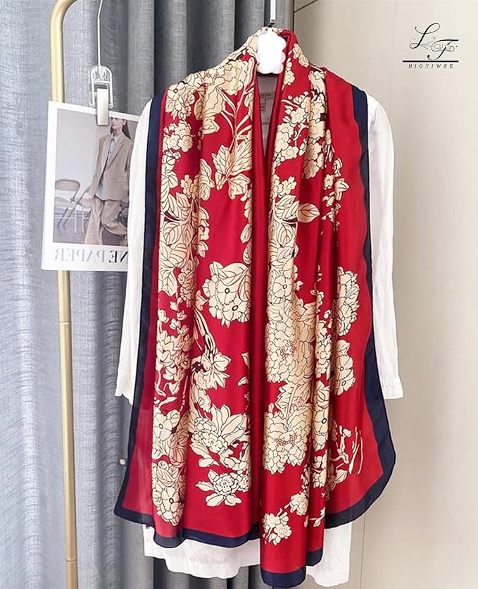 Shawl Scarf For Women Lightweight Scarves Floral Pattern Formal Evening Dressesformal Shawl Summer Wraps