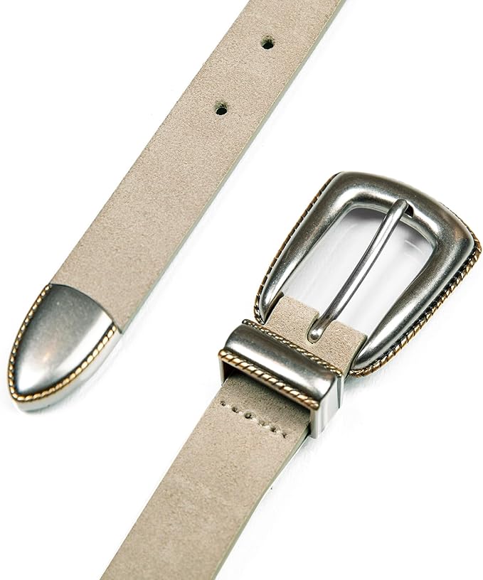 Lucky Brand Women's Western-Inspired Leather Belt | Classic | American Heritage | Casual | Vintage | Cowboy