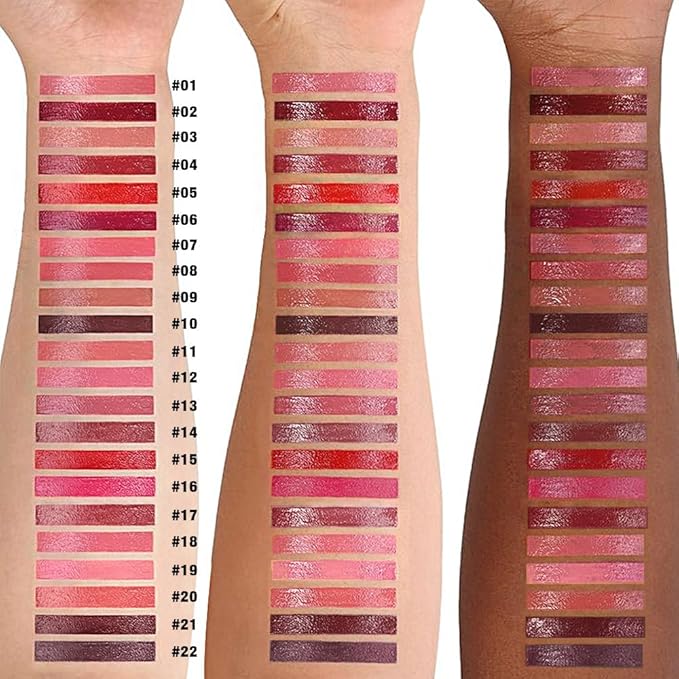 Kaely Longwear No-Budge Lipstick for Women, Highly Pigmented Liquid Lip Color Makeup, Non-Transfer Lip Gloss Stain Waterproof Smudge Proof 24 Hour, Instant Shine, Vegan & Cruelty-Free, 05 RED HOT