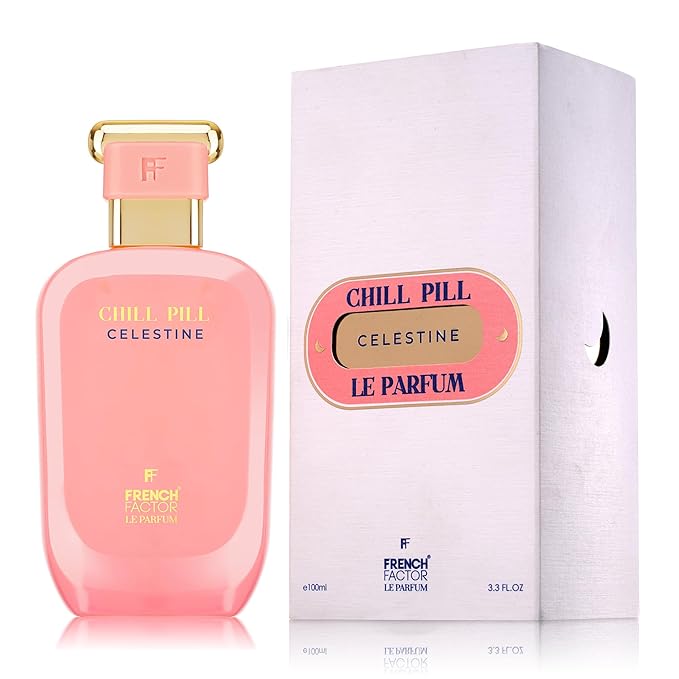 French Factor Chillpill Calestine Women’s Perfume | Premium Long-Lasting Eau de Parfum | Elegant Floral Fruity Fragrance with Orange Blossom, Indian Tuberose, Vanilla & Sandalwood | 100ml
