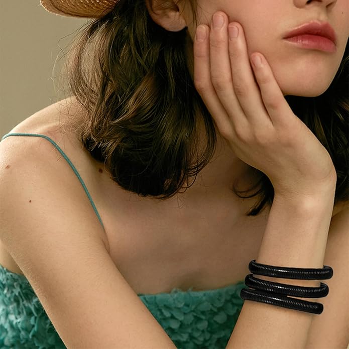 18K Gold Plated Bracelets for Women Gold Bangles for Women Chunky Bangle Bracelets for Women Bracelets Stack Tarnish Free Bangle Set of 3 for Women Accessories for Her Gifts