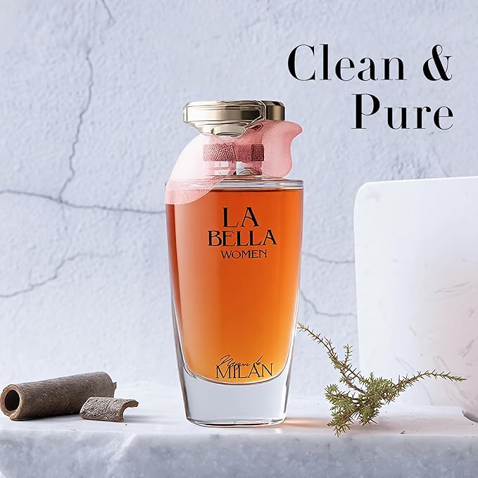 LA BELLA, Perfume for Women, Long Lasting EDP, Feminine Scent, Delicate Fragrances for Women, Day to Night Wear, 3.4 Fl Oz (LA BELLA)