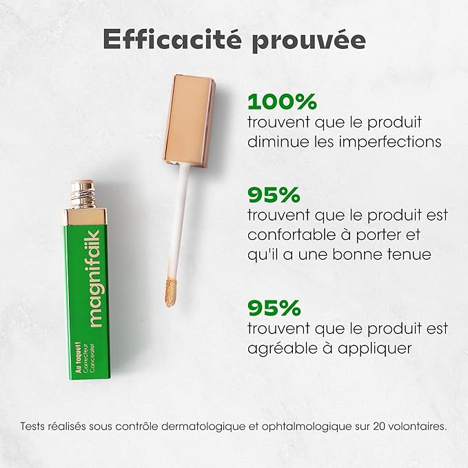 Magnifaik On The Ball! - Concealer with Natural Ingredient - Under Eye Concealer Hides Redness and Imperfections - Vegan Make Up - 30BR - 0.21 oz