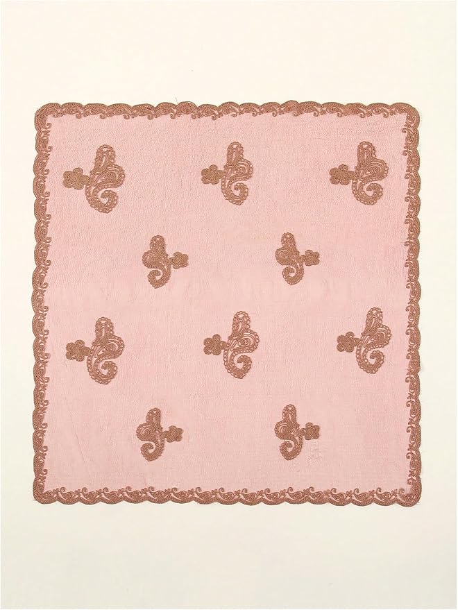 Floerns Women's Flower Embroidery Hair Scarf Headband Sheer Lace Hair Bandana