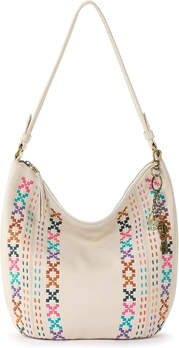 The Sak Sequoia Hobo Bag - Premium Large Leather Women's Handbag for Everyday & Travel - Durable Purse With Zipper Pocket