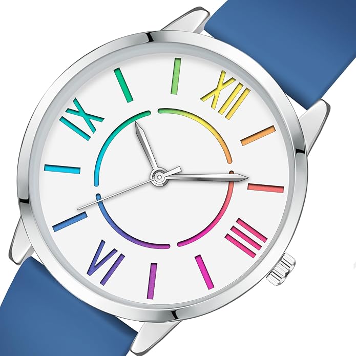 Bisley Women Watch Colorful Dial Easy to Read Waterproof Watch