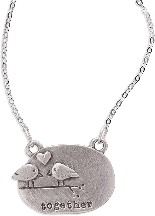 LISA LEONARD DESIGNS Pewter Pendant Necklace Minimalist Jewelry Necklaces For Women Gift For Her Dainty Necklaces