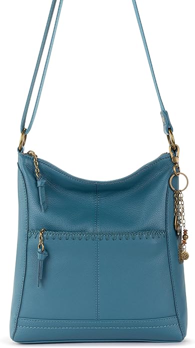 The Sak Lucia Crossbody Bag in Leather, Convertible Purse with Adjustable Strap