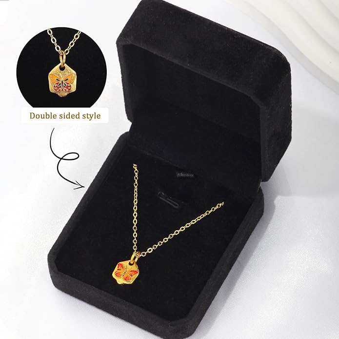 Dainty 18K Gold Plated Butterfly Necklaces Cute Gold Necklace for Women Simple Choker Jewelry for Women Trendy Jewelry Gifts