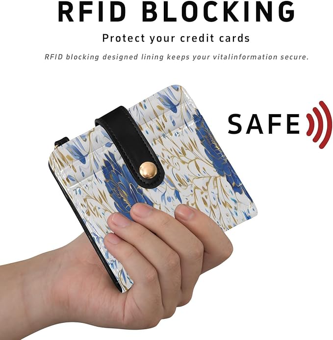 Beautifully printed Women's folding card wallet Unique Premium PU leather wallet for Girls Ladies Handbag