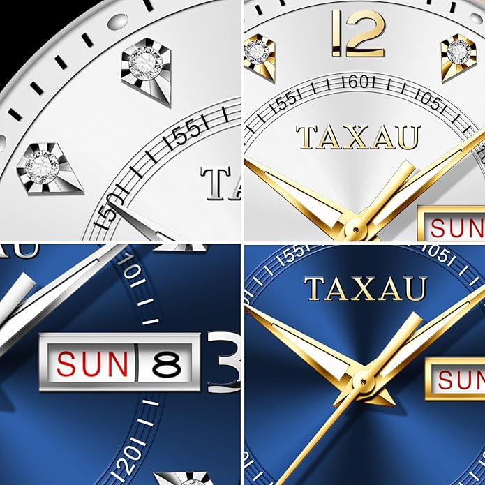 Womens Watch Fashion Dress Waterproof Silver Watches for Women Casual Easy Read Quartz Analog Women's Watch Two Tone Stainless Steel Ladies Watches with Day Date