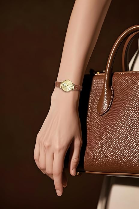 Women's Leather Strap Watch, Womens Watch Wristwatch for Women