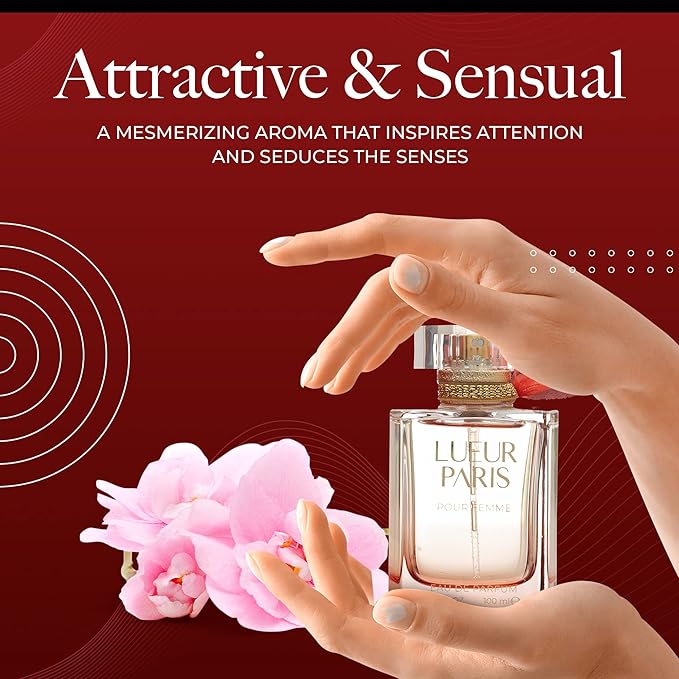 Lueur Paris Pour Femme Womens Perfume - INSPIRED by A WORLD RENOWED WOMEN'S PERFUME - Fruity, Floral, Patchouli, Sweet, Citrus, White Musk - 3.4 fl oz / 100 ml