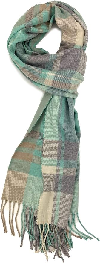 Plum Feathers Super Soft Luxurious Cashmere Feel unisex for Men and Women Winter Scarf