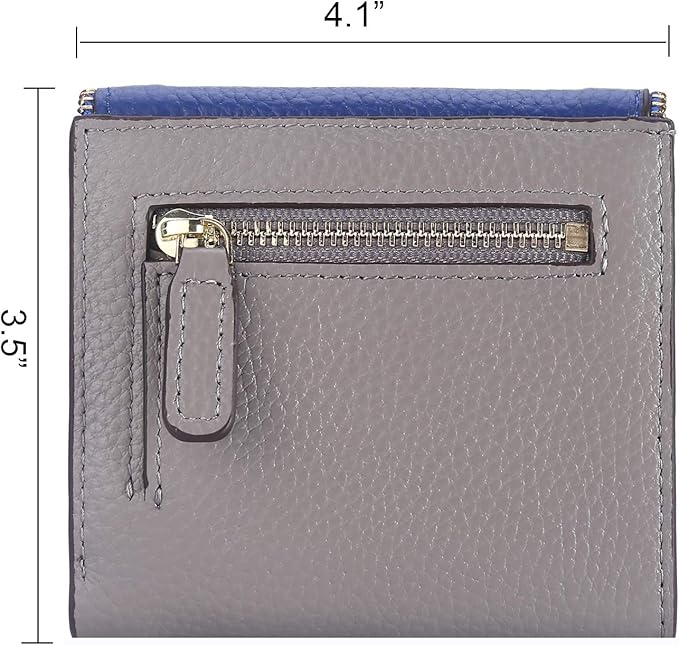 Lavemi Ultra Thin Small Compact Leather Womens Girls Wallets RFID Blocking Credit Card Holder for Women