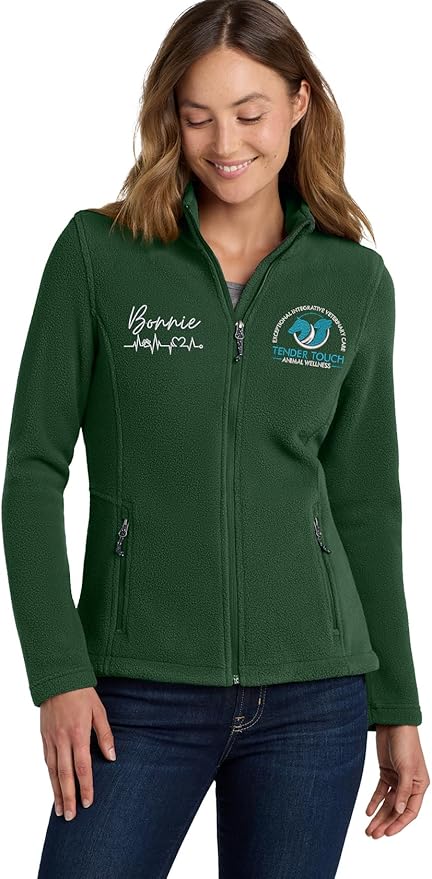 INK STITCH Women L217 Custom Stitching Embroidery Fleece Jackets - Multicolors