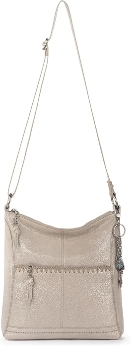 The Sak Lucia Crossbody Bag in Leather, Convertible Purse with Adjustable Strap