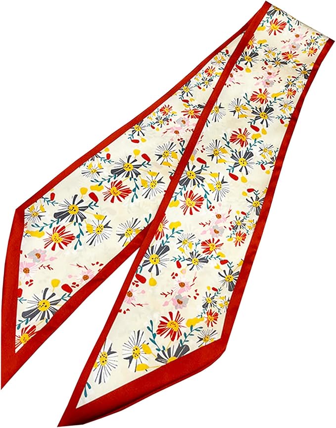 Purse Scarf For Handbags Head Scarves For Women's Hair Bags Scarfs Long Skinny Scarves Fashion Silky