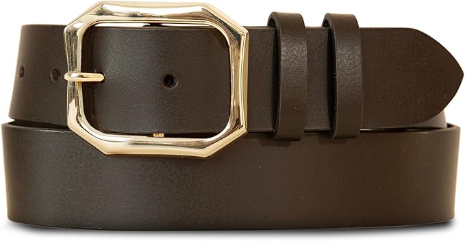 Lucky Brand Women's Fashion Leather Belt | Stylish | Trend | Classic | Modern | Jean | Pant | Skirt | Dress