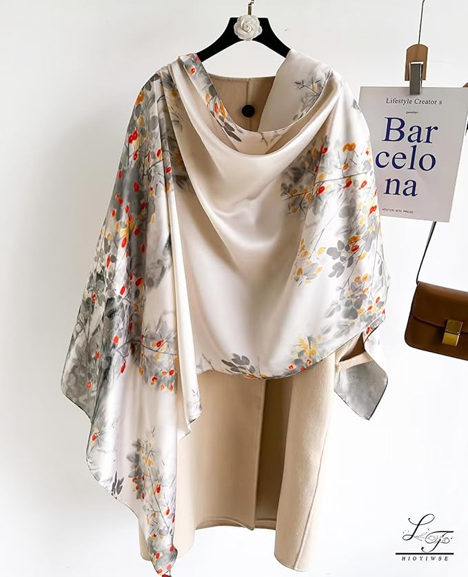 Shawl Scarf For Women Lightweight Scarves Floral Pattern Formal Evening Dressesformal Shawl Summer Wraps