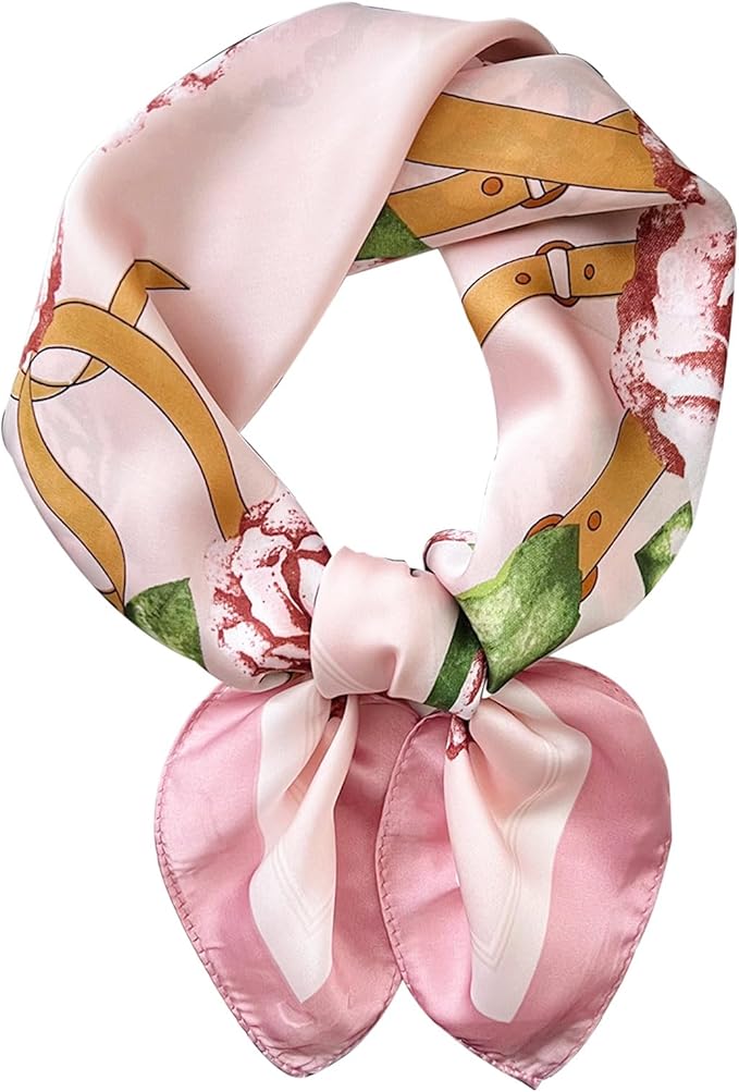 Satin Bandanas Head Scarf For Women Hair Scarves Accessories Lightweight Fashion Wrap Neck Silk Sleeping Headscarf