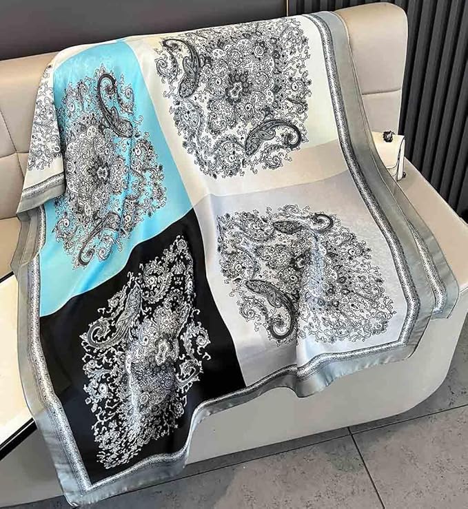 Xyueanlo Scarfs for Women Lightweight Scarves Fashion Print Floral Pattern Head Scarf Wraps Shawls