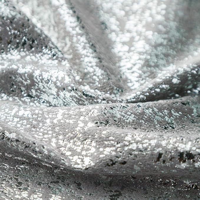 Xinrjojo Set of 2 Throw Pillow Covers, Cushion Cases, Decorative Square Pillow Case for Home Sofa Couch Chair Back Seat Bedroom Car, Invisible Zipper, 22 x22 Inch (Silver- Light Gray)