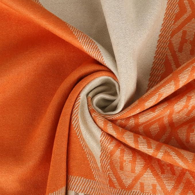 EXTREE Scarfs for Women Pashmina Silky Shawl Wrap for Evening Dressing Blanket Open Front Poncho Cape
