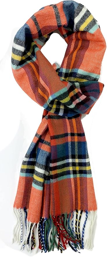 Plum Feathers Super Soft Luxurious Cashmere Feel unisex for Men and Women Winter Scarf