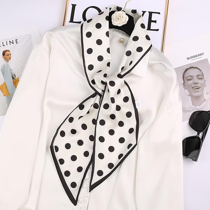 Hair Scarf for Women Silky Satin Headscarf Neck Scarves for Handbag Accessory