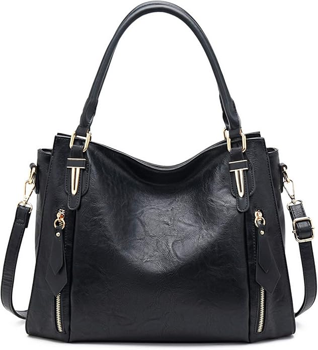 Women Tote Bag Handbags PU Leather Fashion Hobo Shoulder Bags with Adjustable Shoulder Strap