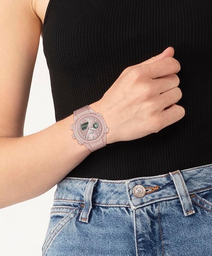 Lacoste LC33 Women's Analog Digital Watch, Silicone Strap, Contemporary, Sporty - Premium Fashion Timepiece - Gift for Her, 40mm