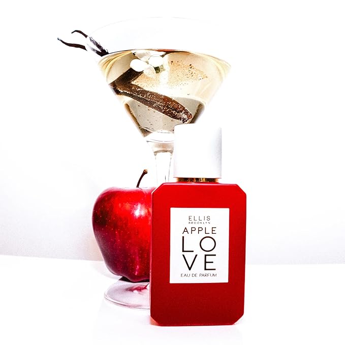 Ellis Brooklyn APPLE LOVE Eau de Parfum, Perfume for Women, Amber Gourmand, Apple Scented, Vegan, Cruelty-Free, Sustainable Ingredients, Made in USA – 50ml / 1.7 fl oz