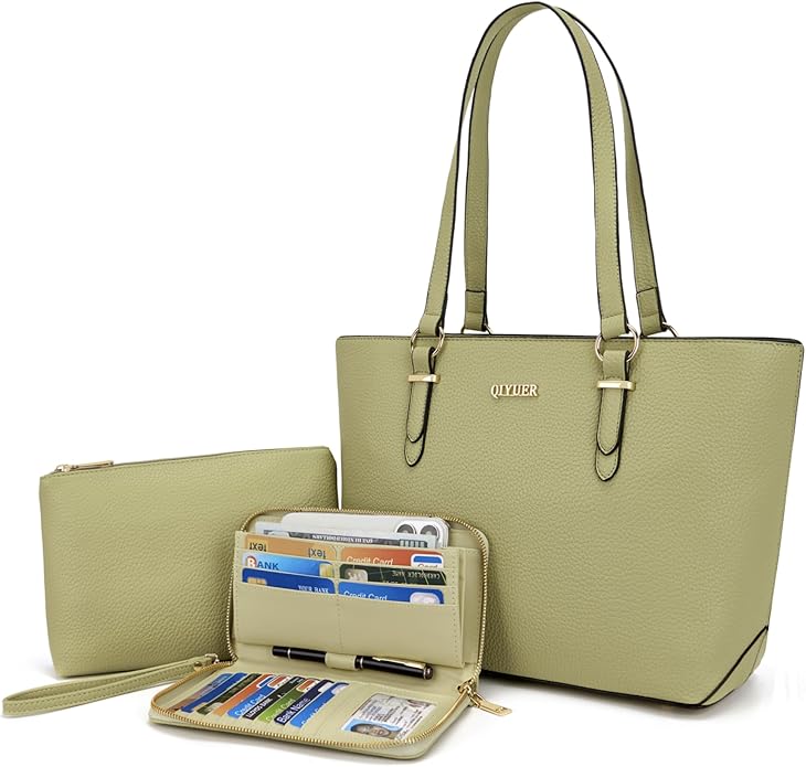 Purses And Wallets Set For Women Work Tote Satchel Handbags Shoulder Bag Top Handle Totes Purse With Matching Wallet