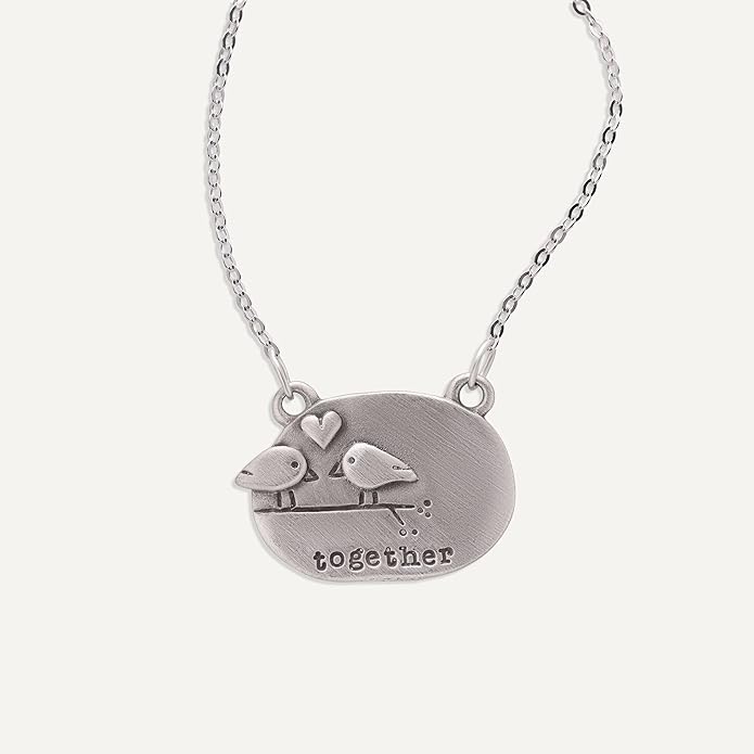 LISA LEONARD DESIGNS Pewter Pendant Necklace Minimalist Jewelry Necklaces For Women Gift For Her Dainty Necklaces