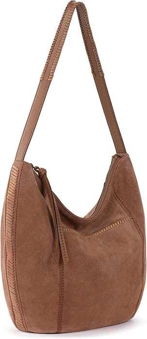 The Sak Sequoia Hobo Bag - Premium Large Leather Women's Handbag for Everyday & Travel - Durable Purse With Zipper Pocket